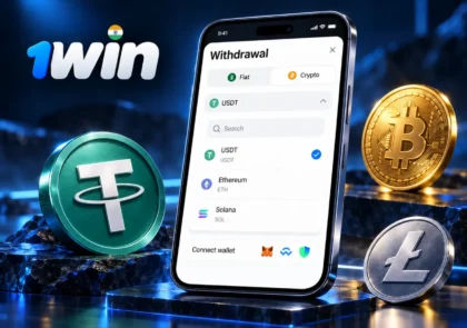 Registration process on the 1Win mobile app with social login options